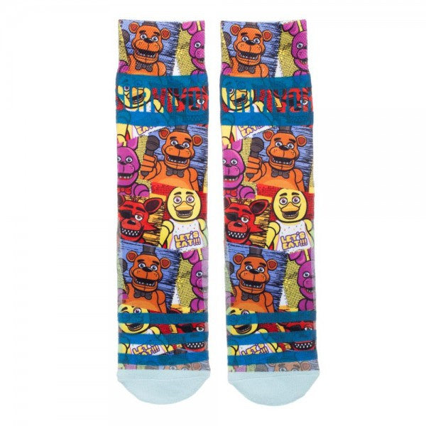 Super Hero (Five Nights At Freddy's) Freddy 360 Crew Socks By Superheroes 