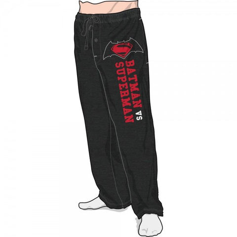 Batman v Superman: Dawn of Justice Black Sleep Pants