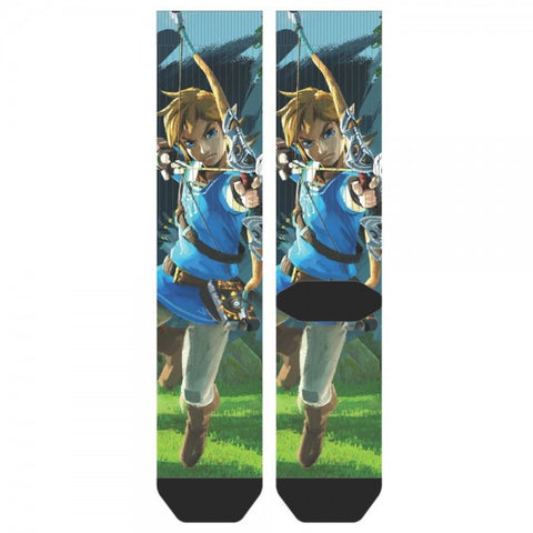 Zelda Breath of the Wild Jrs. Sublimated Crew Socks