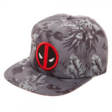 Marvel Deadpool Mono Floral Slouch Snapback