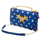 DC Comics Wonder Woman Inside Out Crossbody Wallet Clutch