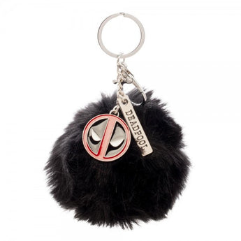 Marvel Deadpool Furry Pom Pom Handbag Charm