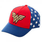 DC Comics Girls Wonder Woman Sequin Logo Adjustable Hat