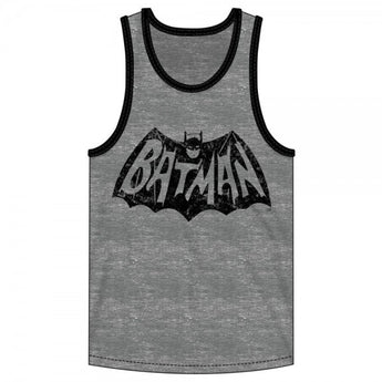 Batman 66 Logo Gray Tank