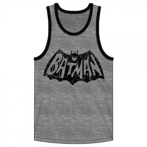 Batman 66 Logo Gray Tank