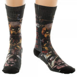 Five Nights At Freddy's Creepy Freddy Sublimated Crew Socks