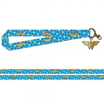 DC Comics Wonder Woman Wide Lanyard with Metal Charm