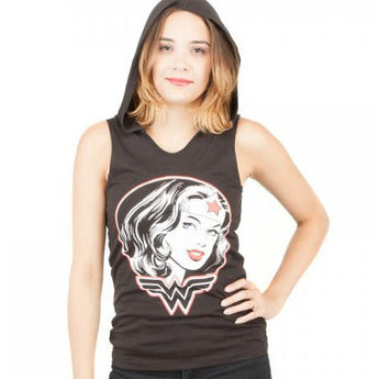 DC Comics Wonder Woman Juniors Hooded Tank