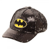 DC Comics Girls Batman Sequin Adjustable Hat