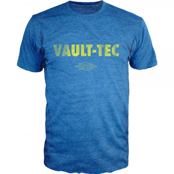 Fallout Vault Tec Men's Blue Heather T-Shirt