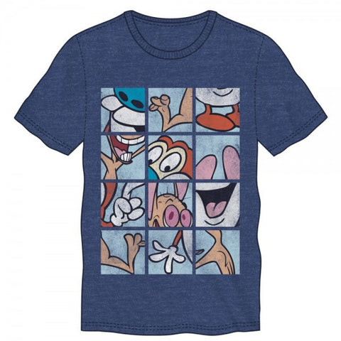 Ren & Stimpy Grid Mens Tee