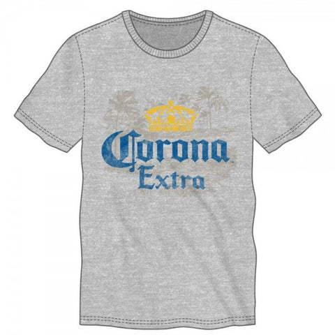 Corona Extra Heather Grey Mens Tee