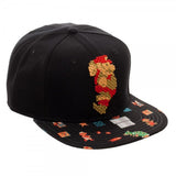 Mario 8Bit Sublimated Bill Snapback