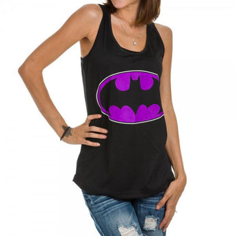 Batman Purple Logo Tank Jrs