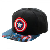 Marvel Captain America Sublimated Bill Snapback