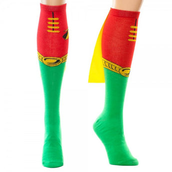 DC Comics Robin Juniors Knee High Cape Sock