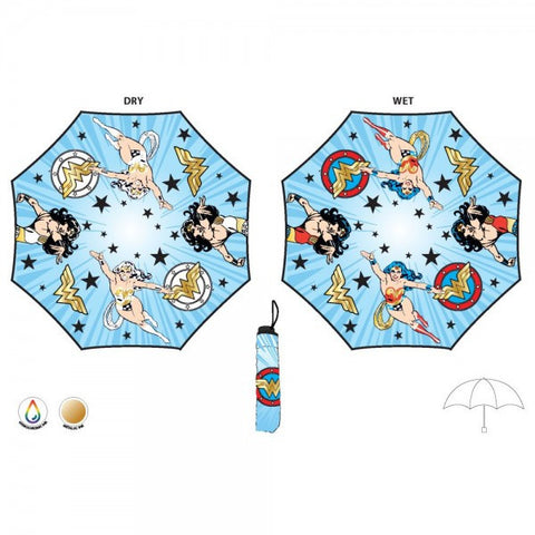 DC Comics Wonder Woman Liquid Reactive Umbrella