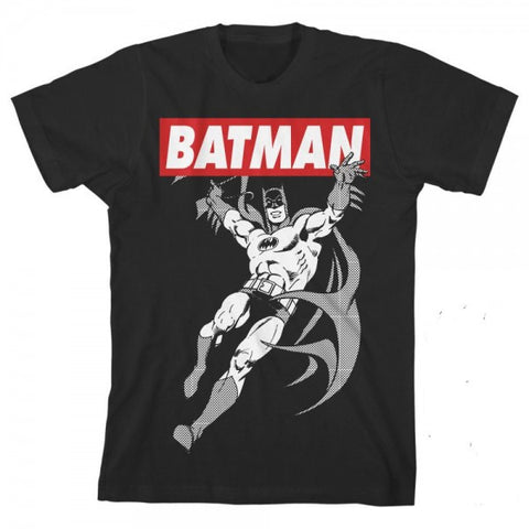 Batman Banner Boys Black Tee