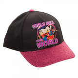 DC Comics Supergirls Youth Girls Rule The World Glitter Cap