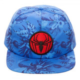 Spiderman Mono Floral Slouch Snapback