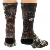 Five Nights At Freddy's Creepy Freddy Sublimated Crew Socks