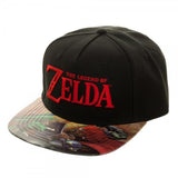 Zelda Printed PVC Bill Snapback