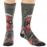 Marvel Deadpool Cash Money Sublimated Crew Socks