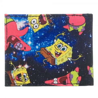 Sponge Bob Space Sublimated Bi-Fold Wallet