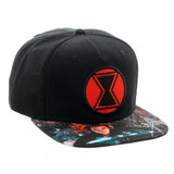 Civil War Black Widow Snapback