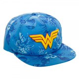 DC Comics Wonder Woman Mono Floral Slouch Snapback