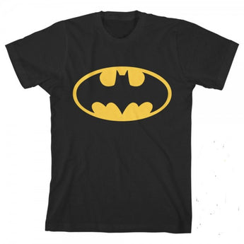 Batman Boys Glow In The Dark Black Tee