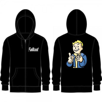 Fallout Black Zip Up Hoodie