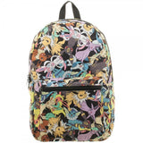 Pokemon Eevee Evolution Toss Print Sublimated Backpack