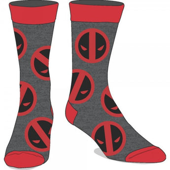 Marvel Deadpool Large All over Print Crew Socks