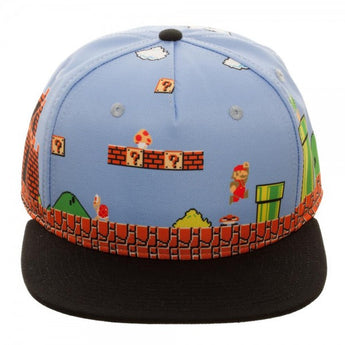 Mario 8Bit All Over Scene Snapback