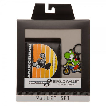 Nintendo Mario Kart Wallet/Yoshi Keychain Set