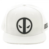 White Deadpool Snapback w/ Black Logo