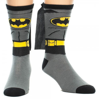 Batman 'Suit Up' Crew Sock with Cap