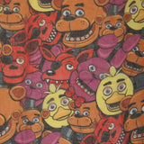 Five Nights at Freddy's Toss Heads Infinity Viscose Scarf