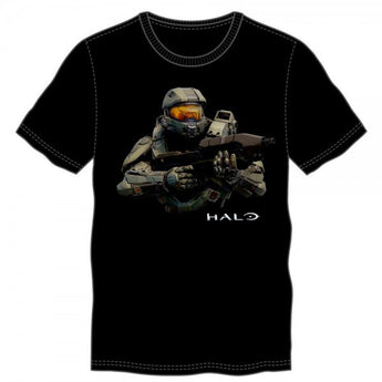 Halo Master Chief Mens Black T-Shirt