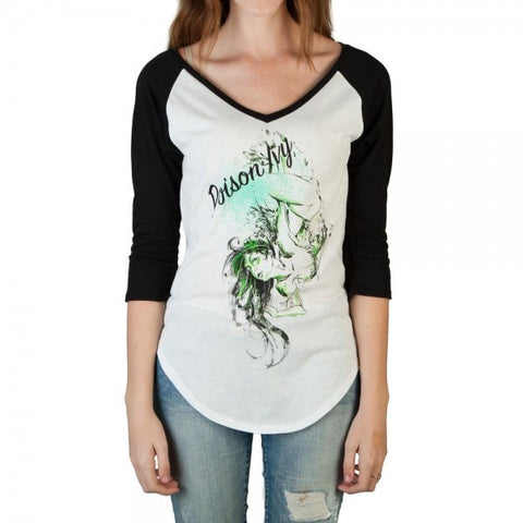 DC Comics Poison Ivy V-Neck Raglan