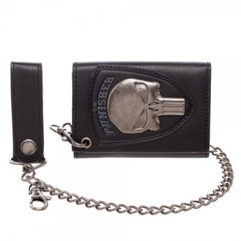 Marvel Punisher PU Chain Wallet