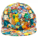 Pokemon All Over Sublimated Print Adjustable Cap