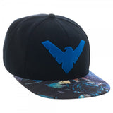 Batman Nightwing Sublimated Bill Snapback