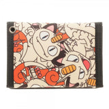 Pokemon Meowth Velcro Wallet