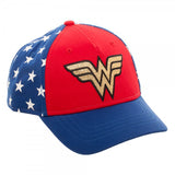 DC Comics Girls Wonder Woman Sequin Logo Adjustable Hat