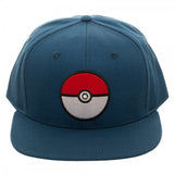 Pokemon Pokeball Blue Snapback