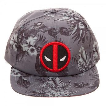 Marvel Deadpool Mono Floral Slouch Snapback