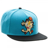 Pokemon Meowth Color Block Snapback