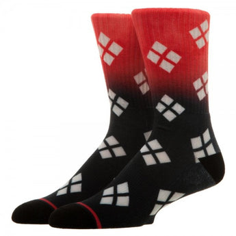 DC Comics Harley Quinn Ombre Crew Socks